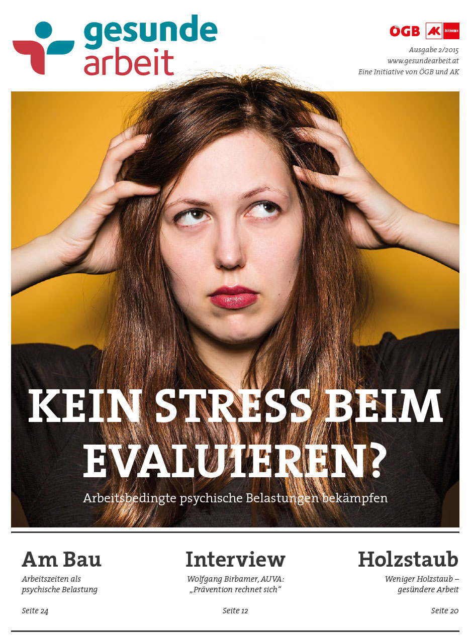 Magazin Gesunde Arbeit Stamm-Ausgabe 2/2015